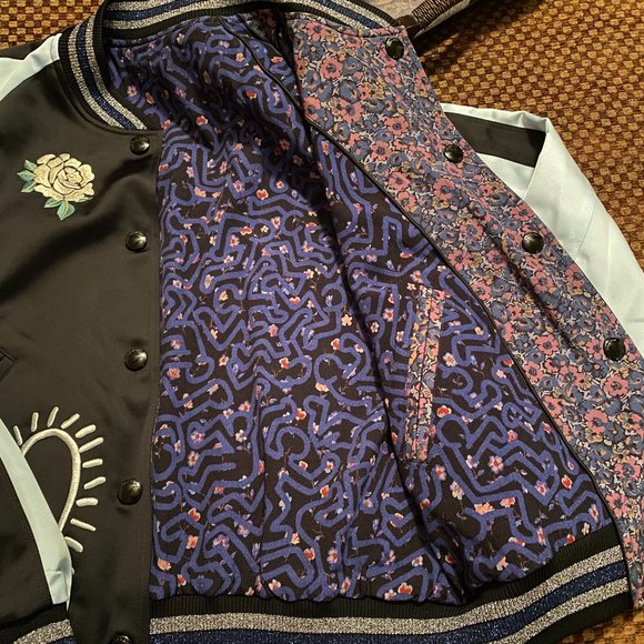 X Keith Haring Reversible Satin COACH jacket - Picture 6 of 9
